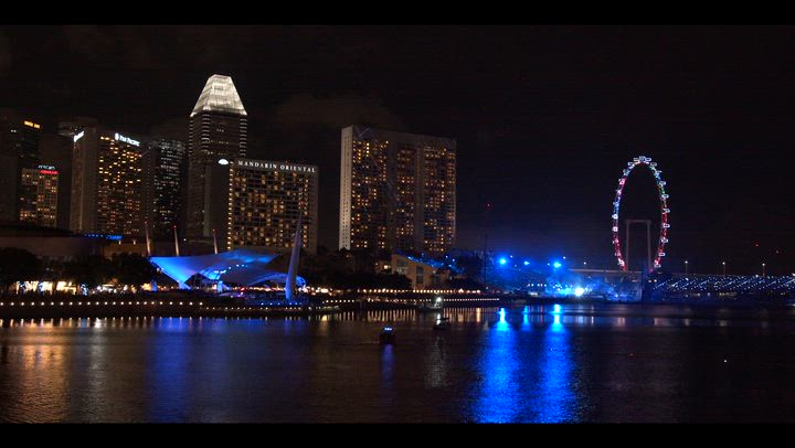 Marina Bay, Raffles Place HSBC (Raffles Place Branch) Drone show ...
